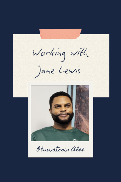 The diary cover for Alex, a Jane Lewis Support Worker
