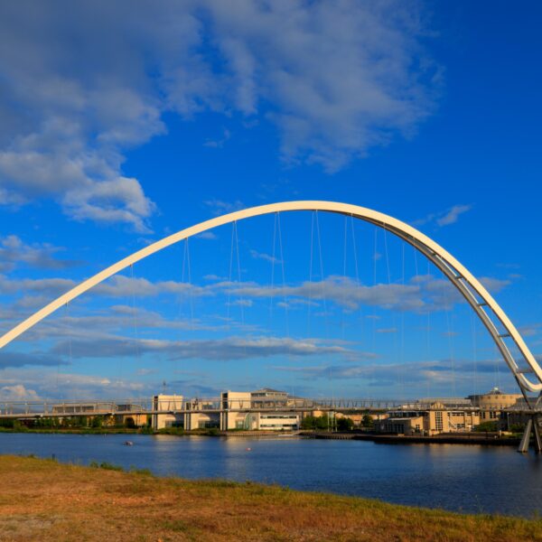 Stockton infinity bridge representing Jane Lewis Northeast branch